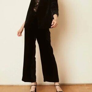 NWT Caballero Women's Haven Velvet Pant Black Sz M